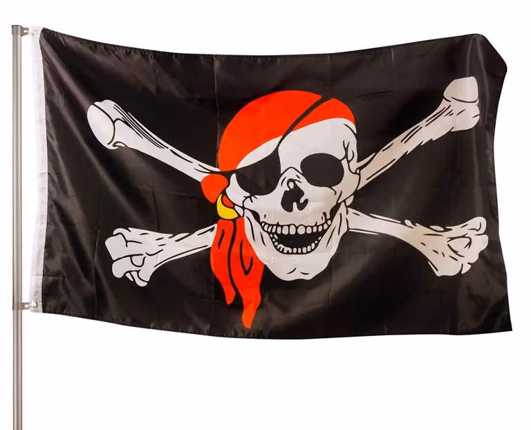 PHENO FLAGS Bandiera pirata premium 90x150 cm Bandiera pirata Bandiera pirata