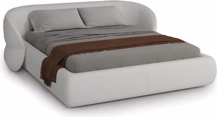 Design Ehebett Polsterbett Doppelbett Bett Bettgestell Schlafzimmer Möbel Hotel