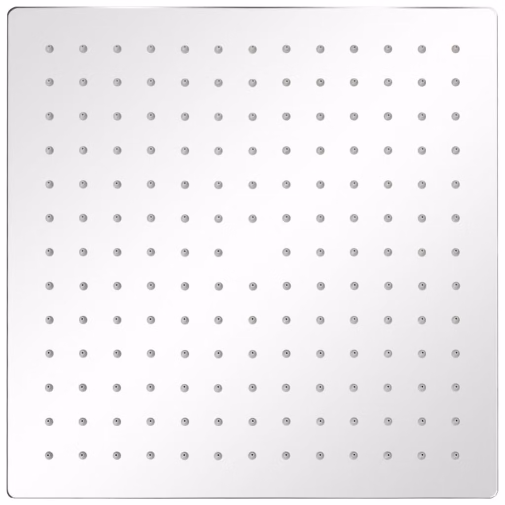 Soffione per Doccia a Pioggia 2 pz Acciaio Inossidabile 30x30cm