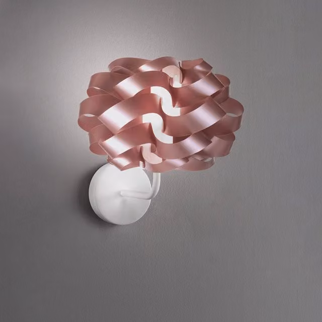 Applique Moderna Cloud Linea Zero Polilux Pink in Metallo e Plastica con 1 Luce E14 – 1
