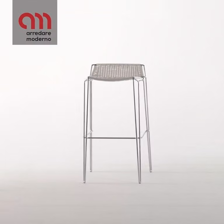 Sgabello Penelope Casprini Weave Stool
