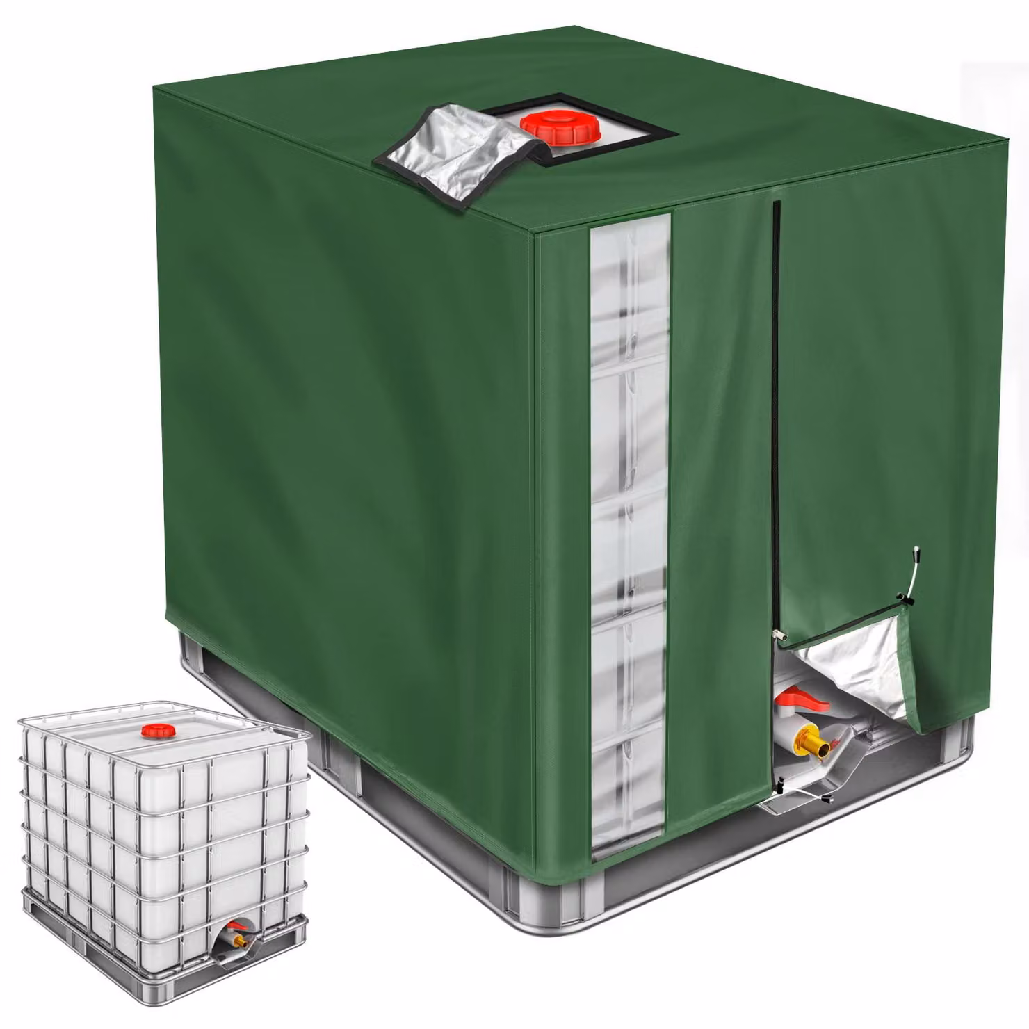 Tappo per serbatoio IBC, impermeabile, resistente ai raggi UV, per contenitore IBC da 1000 litri