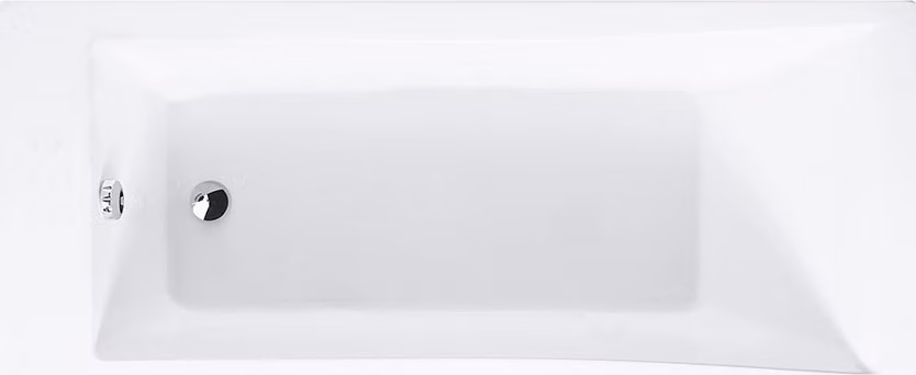 Vasca da bagno in acrilico Aloni, colore bianco, dimensioni (larghezza x profondità x altezza): 170 x 70 x 60 cm