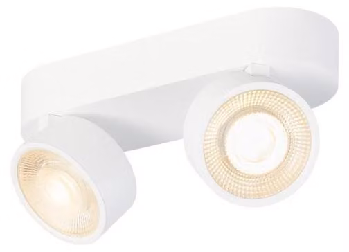 SLV 1010266 KALU 2.0, plafoniera a parete e a soffitto, FASE, 2700 K, 19 W, 36°, bianco