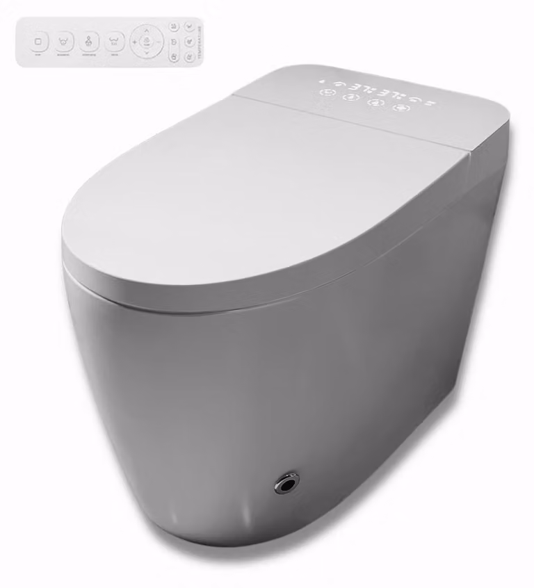 Giappone - Toilette con bidet, acqua calda, sedile riscaldato, funzione di asciugatura e sterilizzatore UV