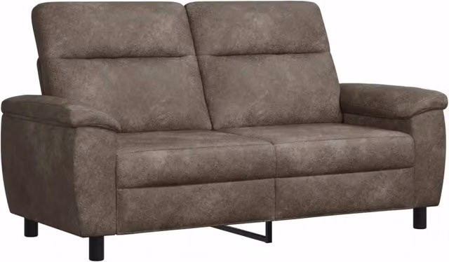 Divano moderno vidaXL in microfibra e similpelle grigio scuro e nero L: 178 cm, P: 90 cm, H: 95 cm