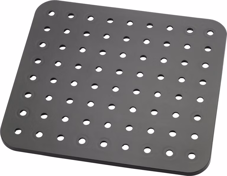 Inserto per lavello crystal square nero