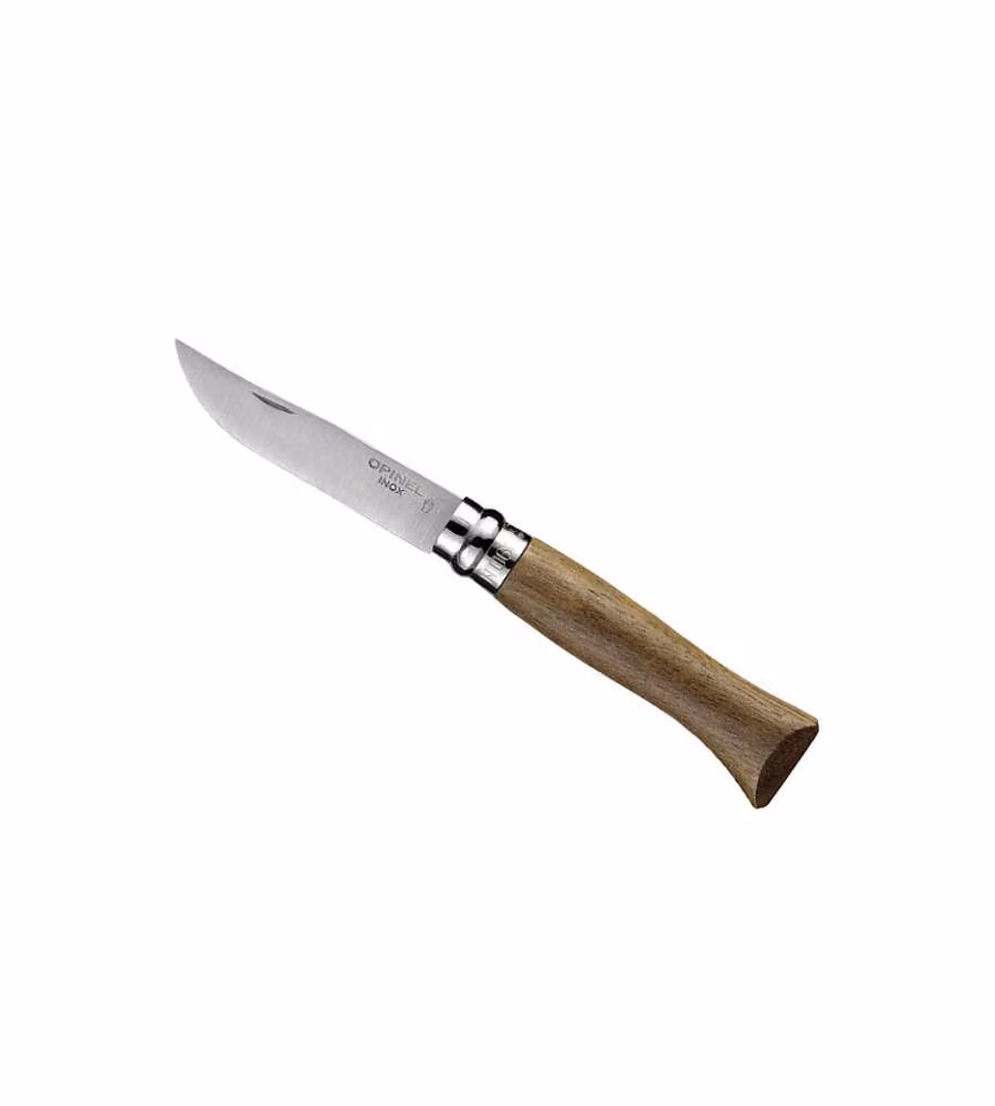 Coltello Virobloc Inox N. 8 Noce            Opinel