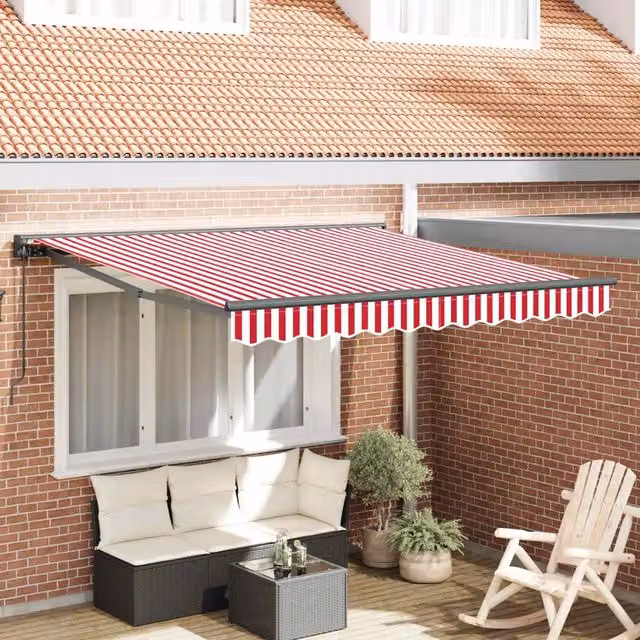 Struttura della tenda Rosso e Bianco 300 x 250 cm 3329995