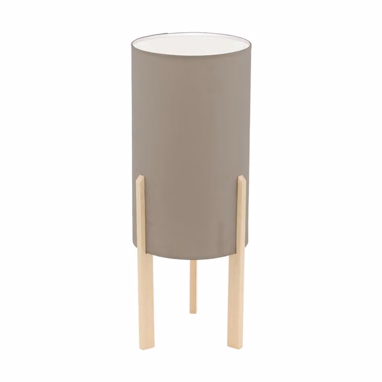 Lampada da tavolo Campodino 40cm acero, tortora Eglo 97893