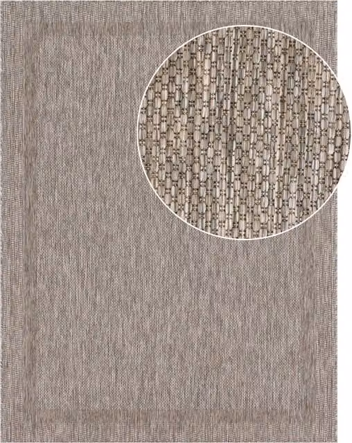 Tappeto Romana beige per interni ed esterni, L: 80 cm, P: 150 cm