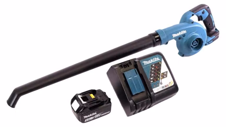 Makita DUB 186 RT1 Soffiatore a batteria Soffiatore per foglie 18 V + 1x batteria 5,0 Ah + caricabatterie