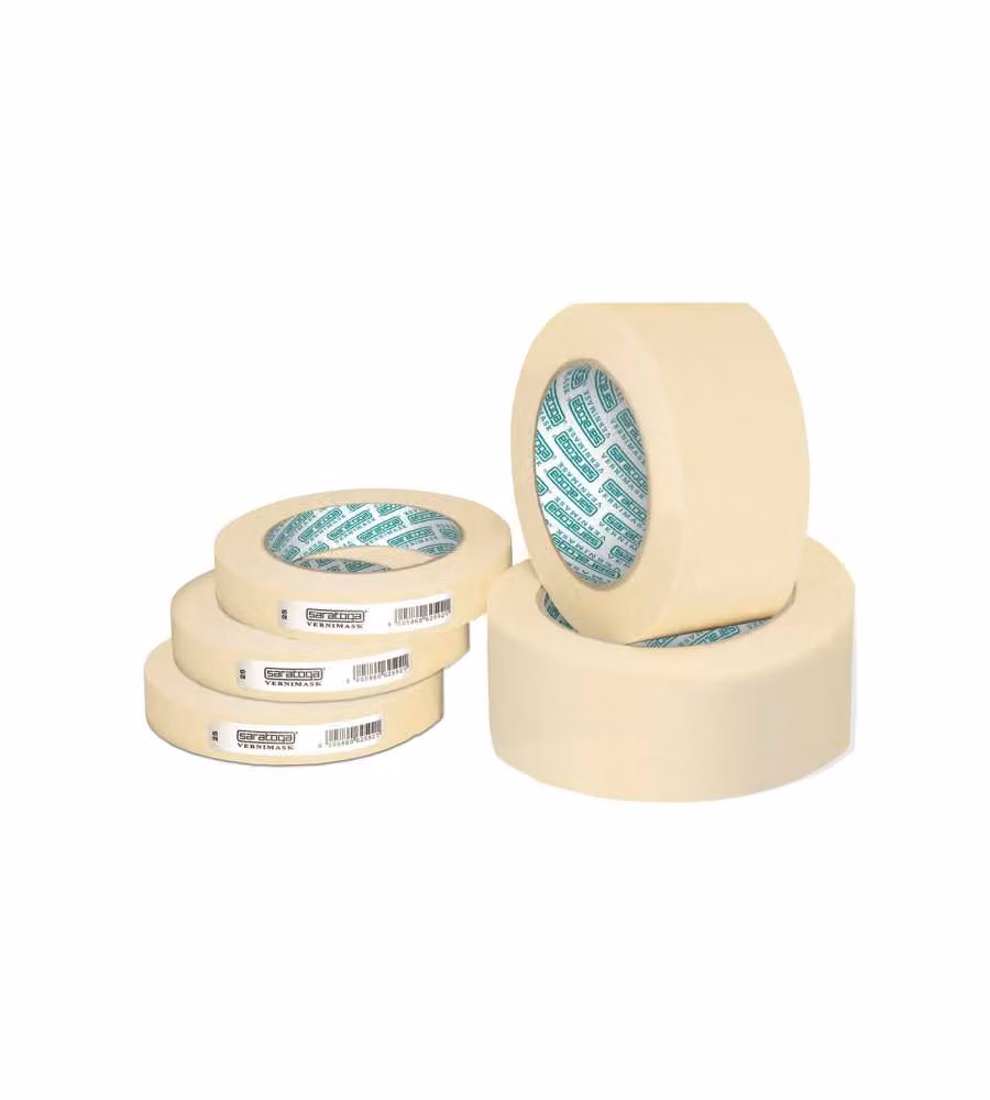 Saratoga Nastro Maschera Bianco 19mm x 50m per Verniciatura e Fai-da-te