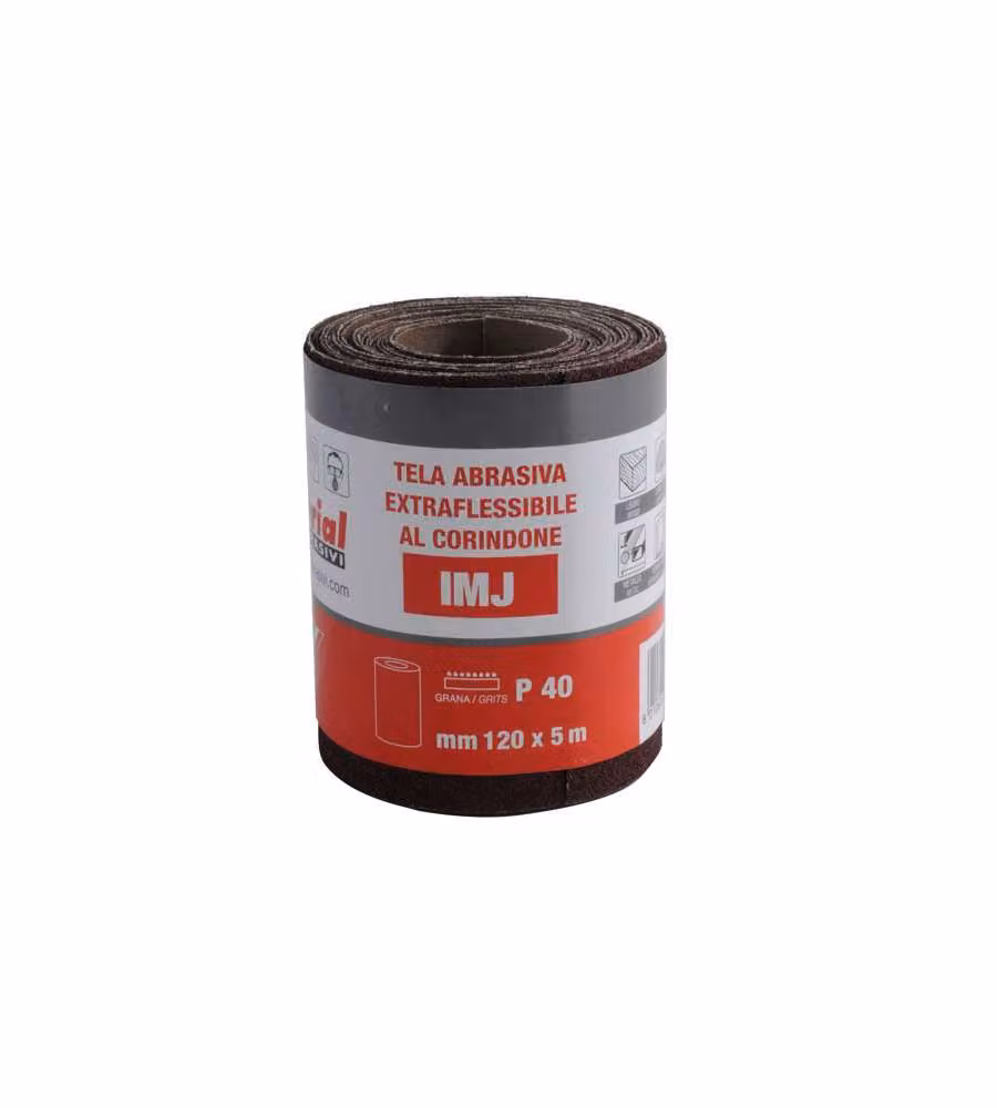 Tela Smeriglio Resinata Rt 120 M 5 Gr 150 Imperial