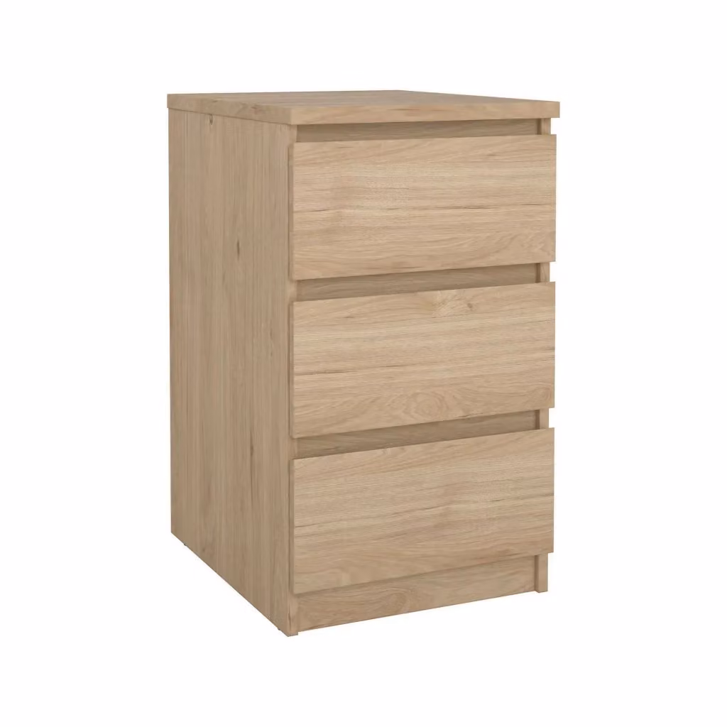 Cassettiera DMORA in Rovere per Camera da Letto o Soggiorno, L 50 cm x P 40 cm x H 70 cm – 2