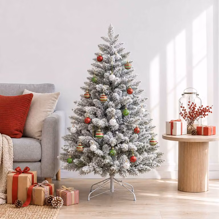 vidaXL Set di Palline di Natale 72 pz Verde chiaro, bianco e rosso
