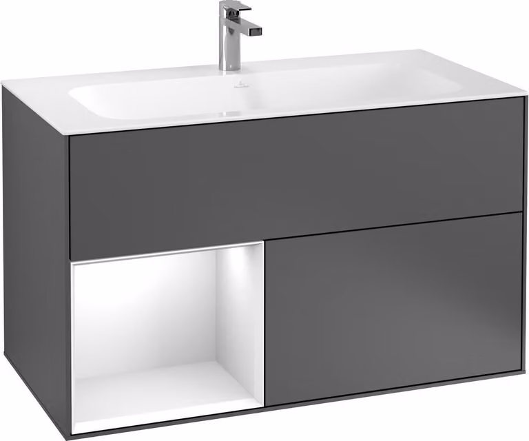 Villeroy & Boch V&B FINION mobile lavabo 996x591x498 Reg anth ma/anth ma