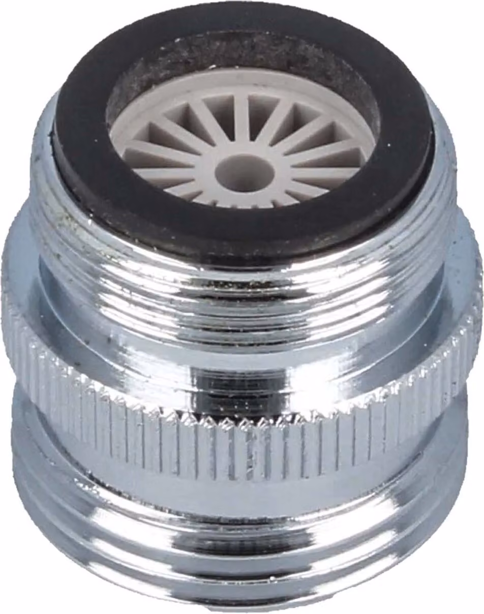 ugello miscelatore tecuro - adattatore per rubinetti da M24x1 a 3/4 di pollice, cromato