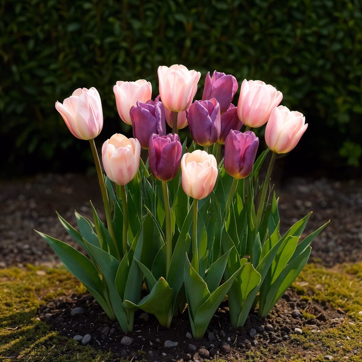 Bulbi da fiore Exotenherz - Tulipani Tulipa Macron Mix (12 pezzi) diametro 11-12cm