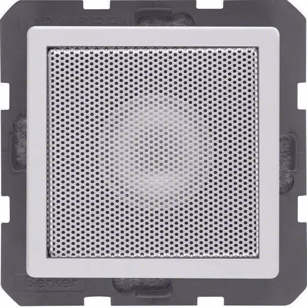 Berker 28826089 Altoparlante per Radio Touch Q.1/Q.3 bianco polare/velluto