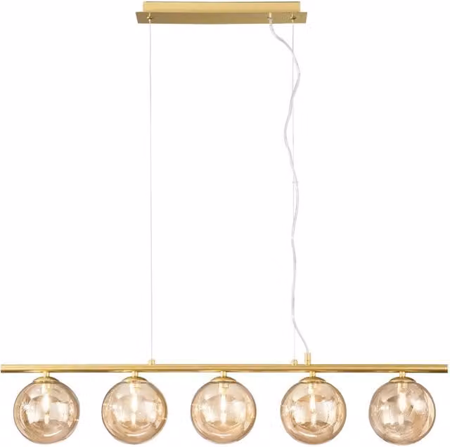 LAMPADARIO HONEY 5XG9 100X15XH166CM ORO.