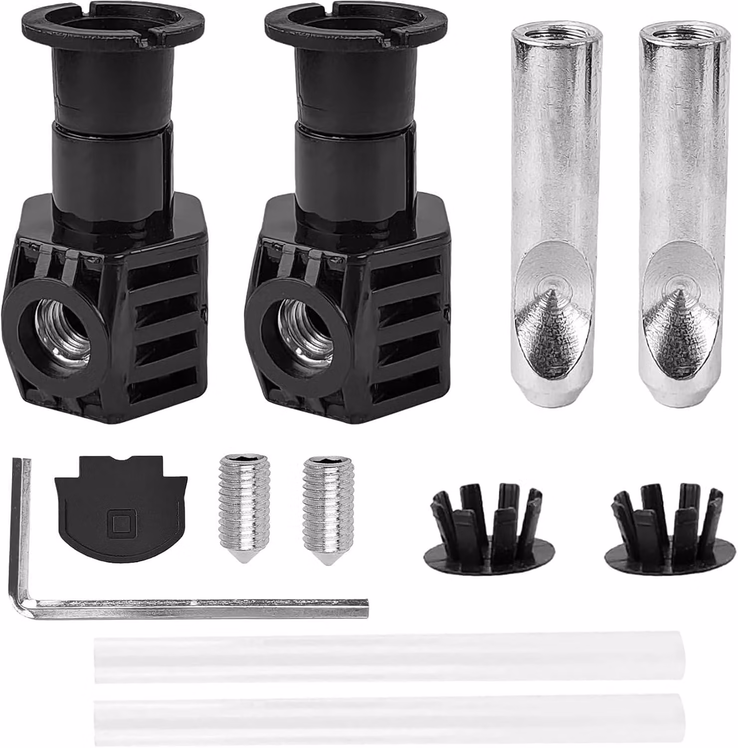 Kit di fissaggio universale per WC, per un montaggio stabile, completo di guarnizione, adatto per WC a muro