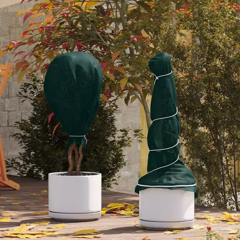 vidaXL Telo Fleece Verde per la Protezione delle Piante dal Gelo, L: 20 m, H: 1,6 m