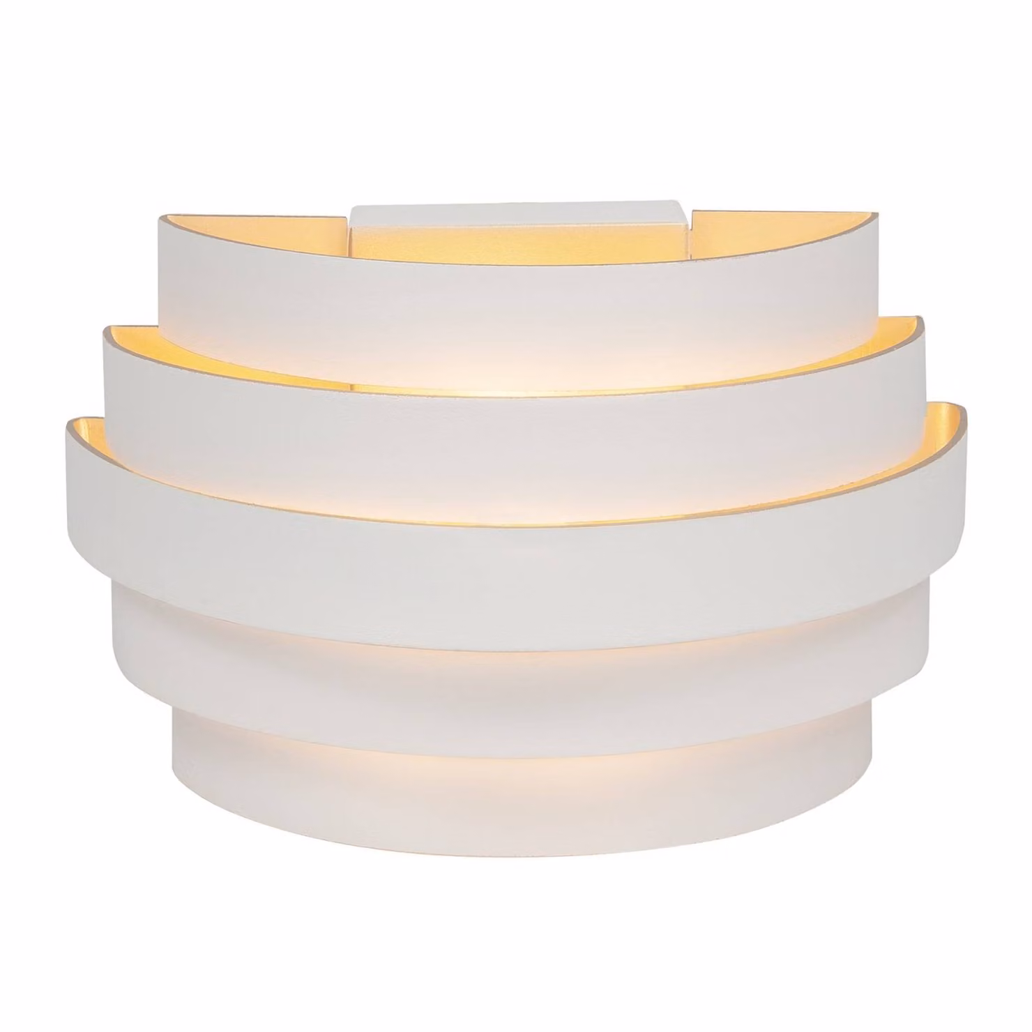 HighLight Applique da parete Scudo, dimmerabile, Bianco / Opale, Soggiorno / Sala da pranzo, Alluminio, Applique