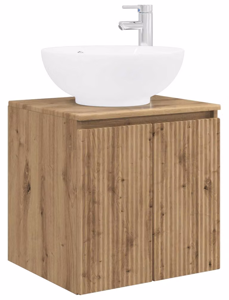 Mobile Lavabo da Parete Rovere Artigianale 49,5 x 44,5 x 65 cm