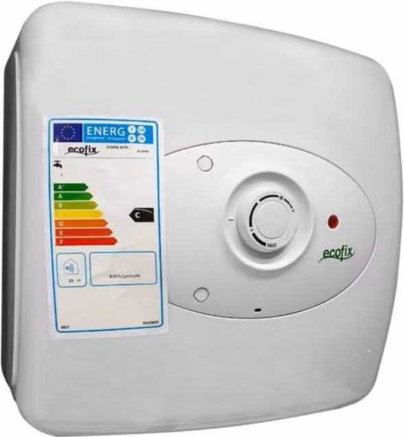 Ariston Ecofix 30 Boiler Verticale per Caldaia Singola in Acciaio Smaltato Bianco L/P/H: 39,2 x 44,7 x 44,7 cm