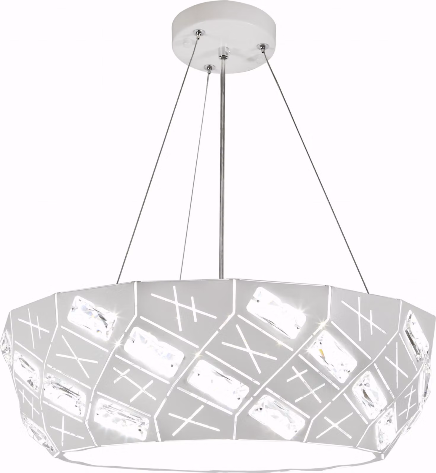 Candellux GLANCE lampadario 31-59154 bianco