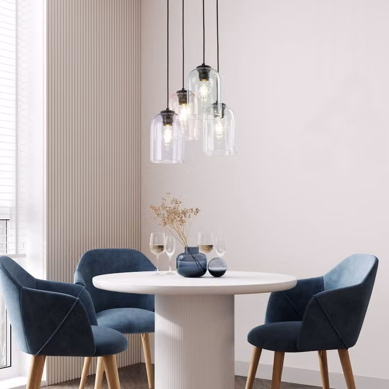 Lampada a sospensione in vetro Molly TK Lighting, dimmerabile, Multicolore, Soggiorno / Sala da pranzo, Vetro, Moderno, Lampada a sospensione