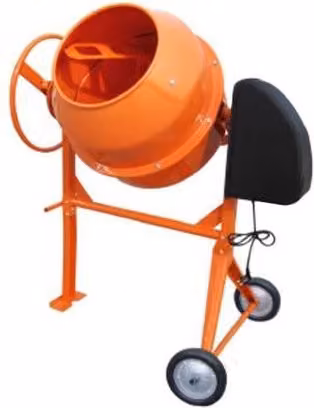 Betoniera Polato Leone arancione con capacità 140 l e potenza 550 W