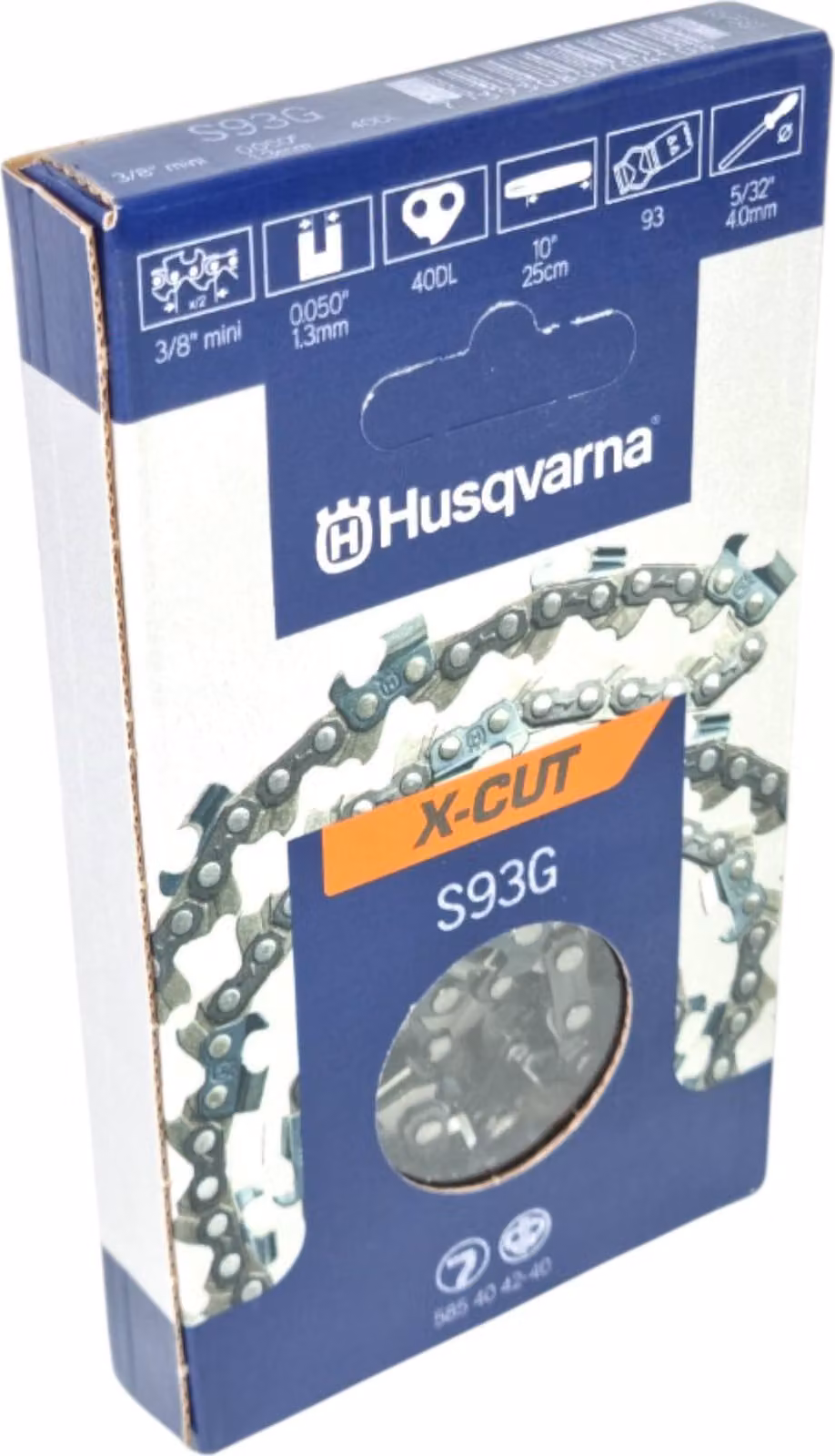 Catena Husqvarna X-CUT S93G 25 cm 3/8" 1,3 mm 40 TG ( 585404240 ) per motosega