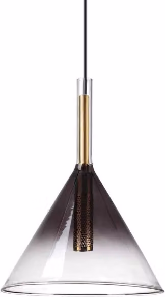 Lampada A Sospensione Empire Sp1 Cono Ideal-Lux in Metallo e Vetro con Altezza Regolabile