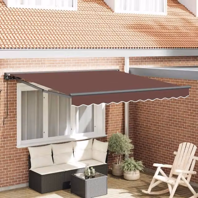 Struttura della tenda-Telaio per tenda da sole Marrone 300 x 250 cm 284731