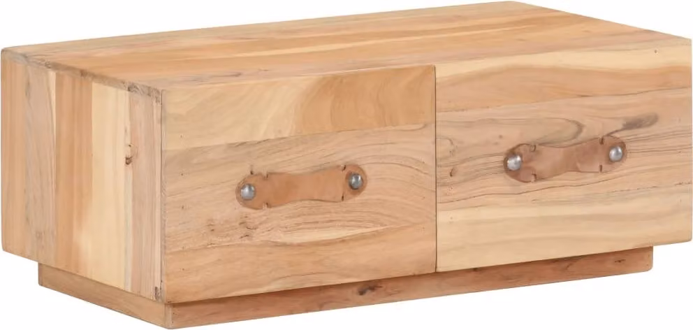 vidaXL Tavolino 90 x 50 x 35 cm Legno massiccio riciclato - Tavolino - Tavolini - Tavolino di legno - Tavolini di legno