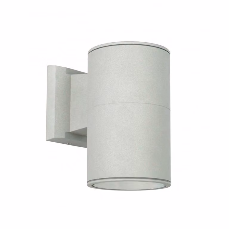 Applique da esterno 11 cm di diametro 1xE27 argento IP54 SU-MA 7002 AL