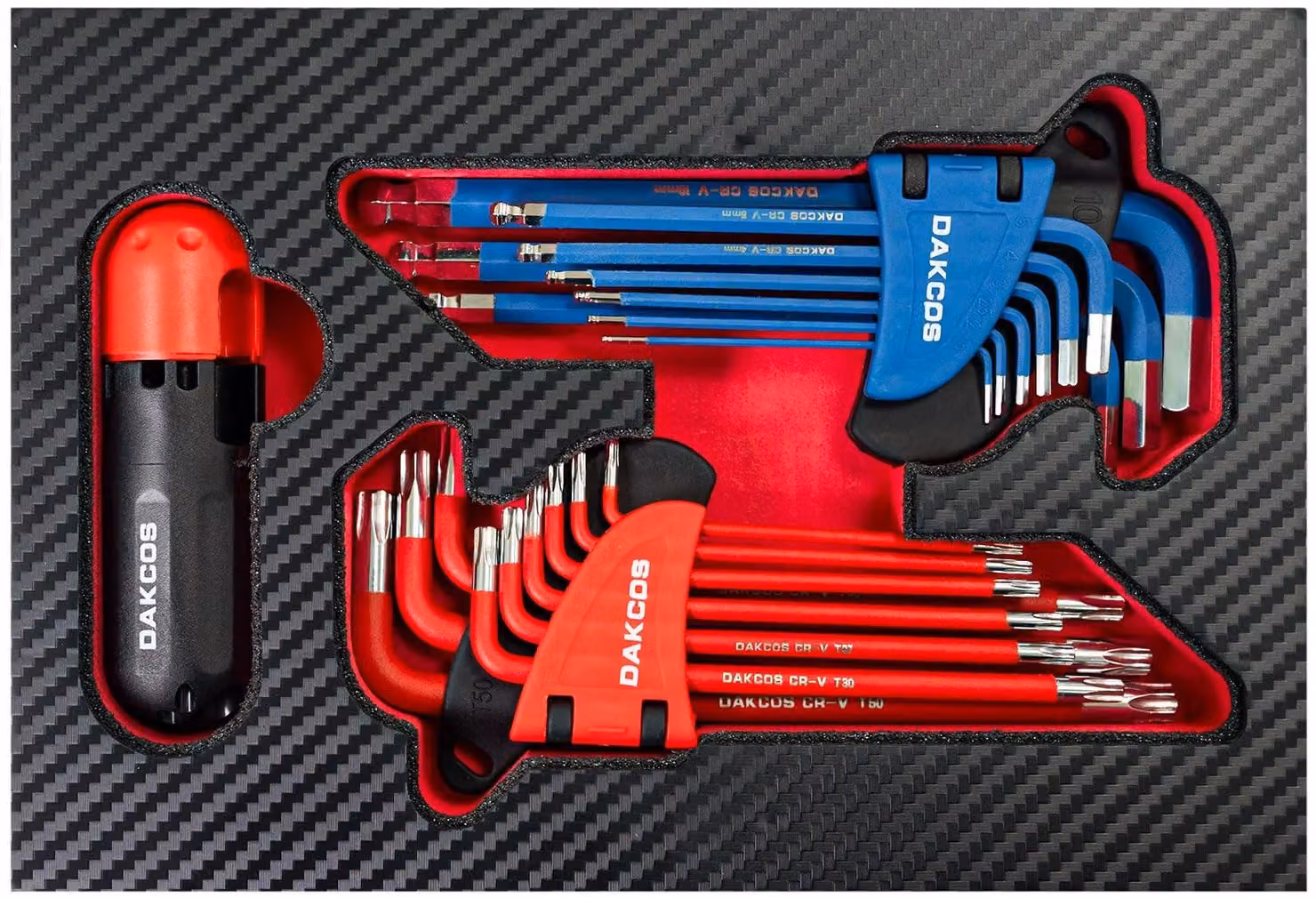 Set di 18 chiavi a Esagono e a torx