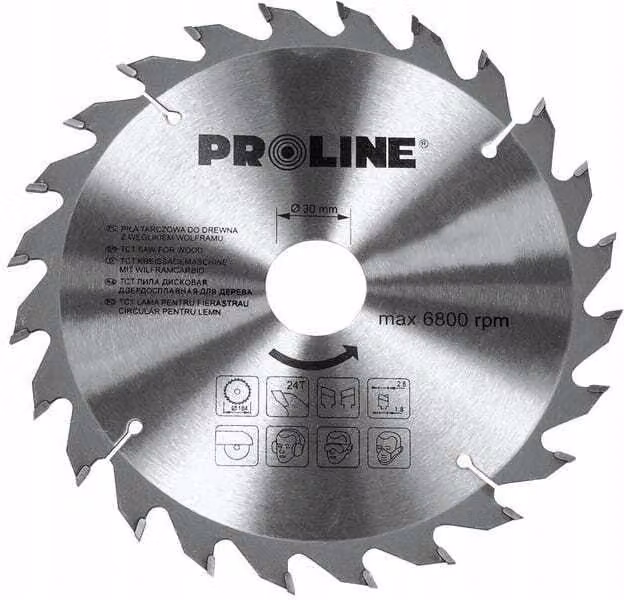 Disco da taglio per legno 200x60tx30/20/16mm in metallo duro