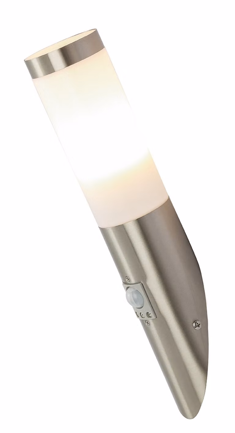 Globo Boston AL acciaio inox, 1xE27 LED; 3157SLED