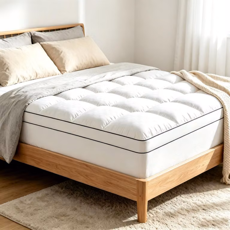 Topper per materasso, dimensioni 140 x 200 cm, in microfibra, 1000 g/m², lavabile in lavatrice, ideale per la camera da letto