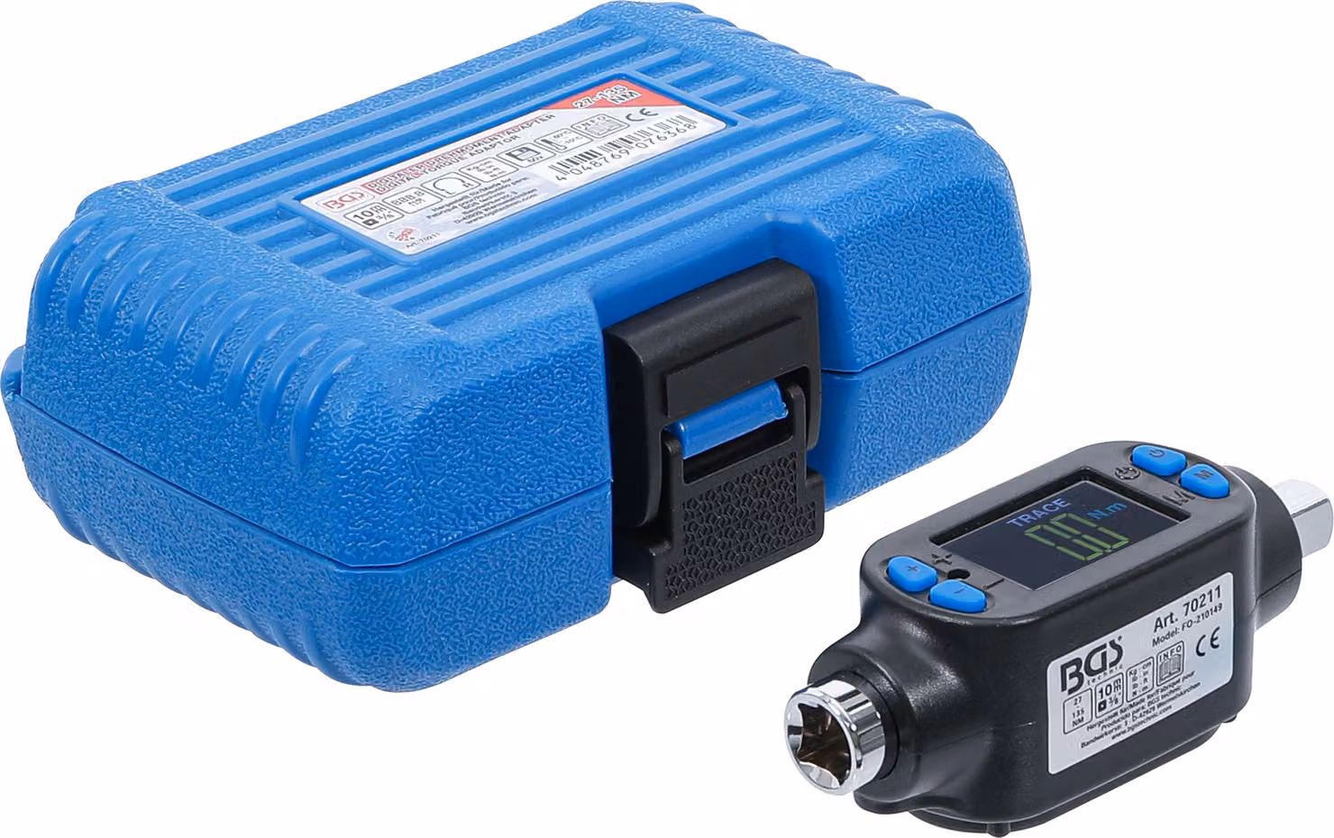 BGS Adattatore di coppia digitale 10 mm (3/8") 27 - 135 Nm - 70211