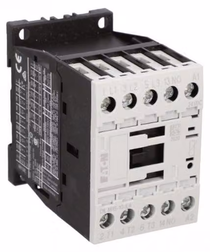 Interruttore magnetotermico 15A, 3 poli, 24V DC, modello DILM15-10-EA(24VDC), codice prodotto 190038