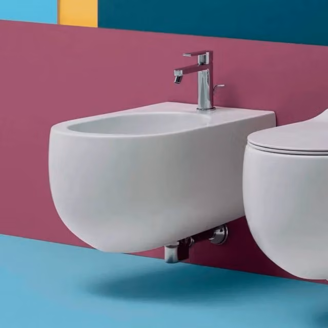 Bidet Sospeso Kerasan Bianco Lucido "Flo 54"