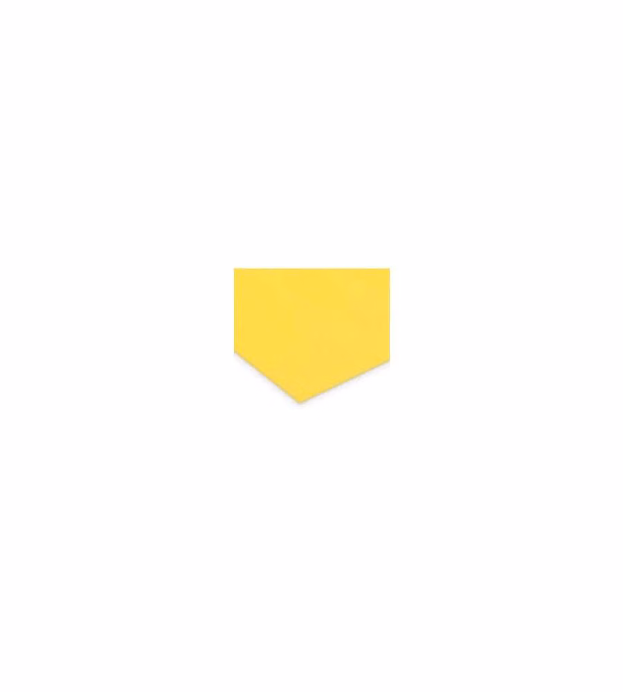 Lastra polipropilene compatto giallo 1x1m spessore 1mm resistente