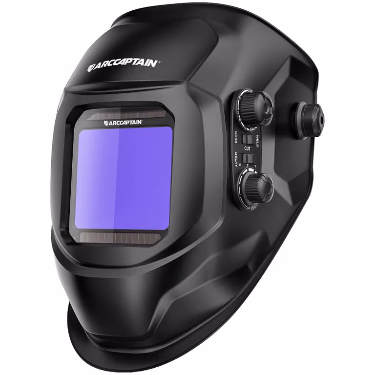 Casco per saldatura, funzione di oscuramento automatico, lente a colori, design leggero , HSH-G999