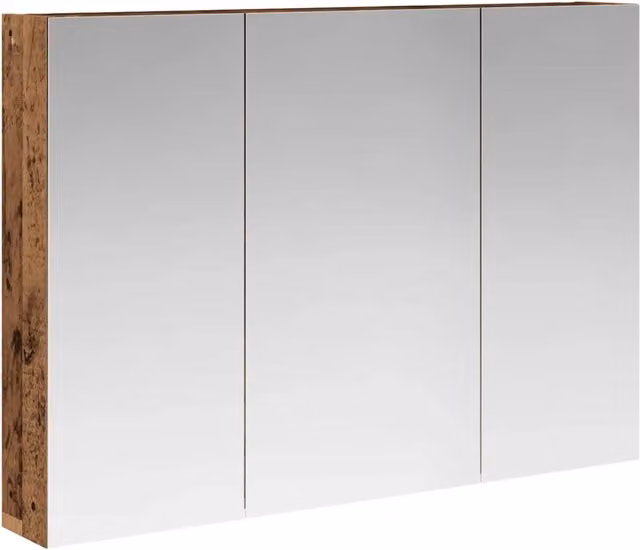 Mobiletto per specchio da Bagno | Armadio da bagno con lo scaffale Legno vecchio