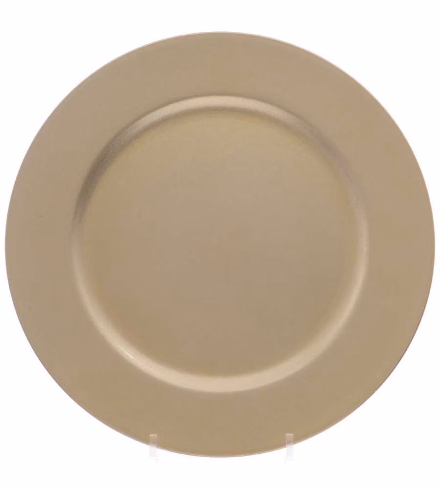Sottopiatto natalizio 33 cm oro