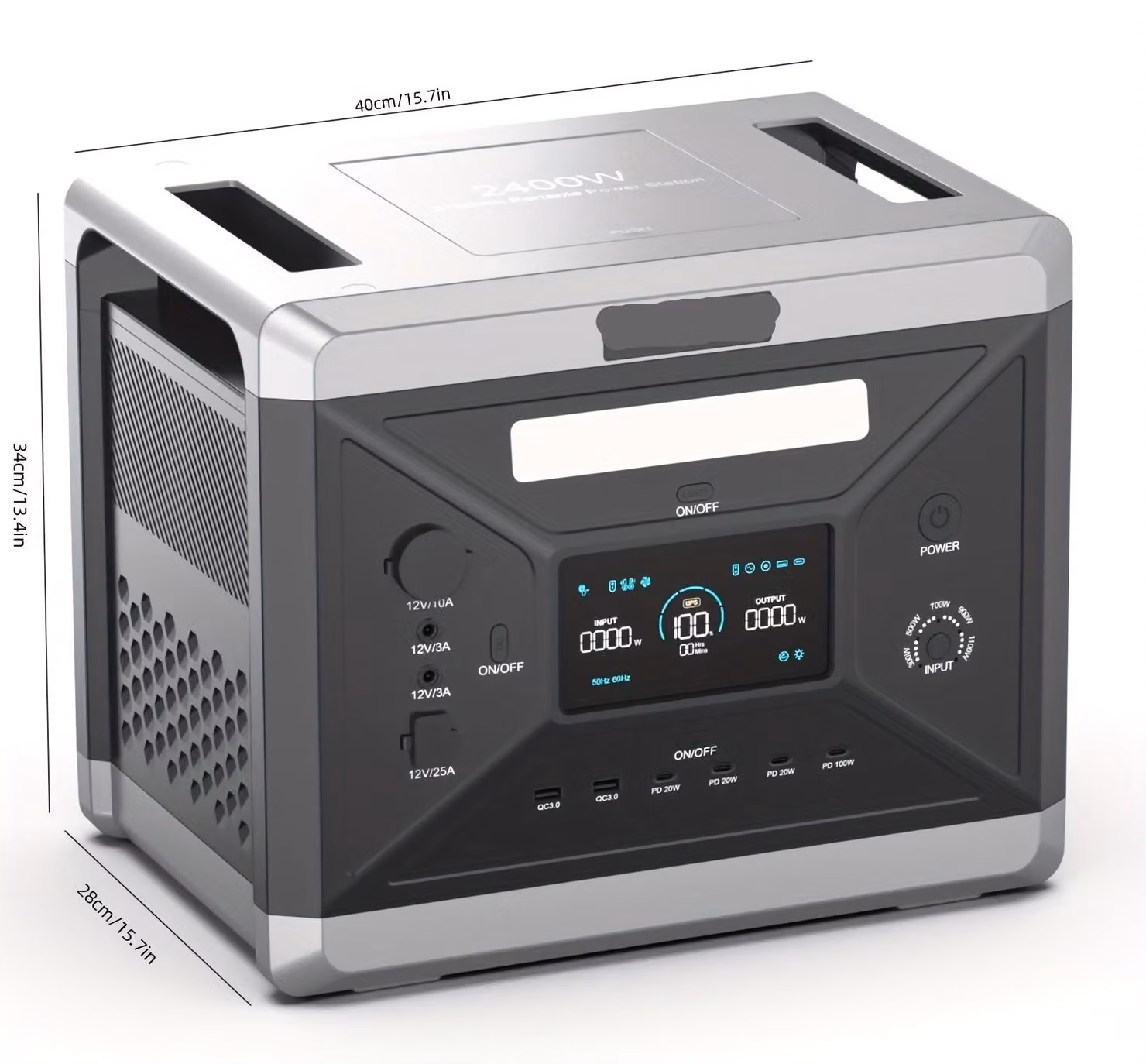 Generatore solare portatile - Power station - Power bank - Generatore di energia solare - Energia solare mobile